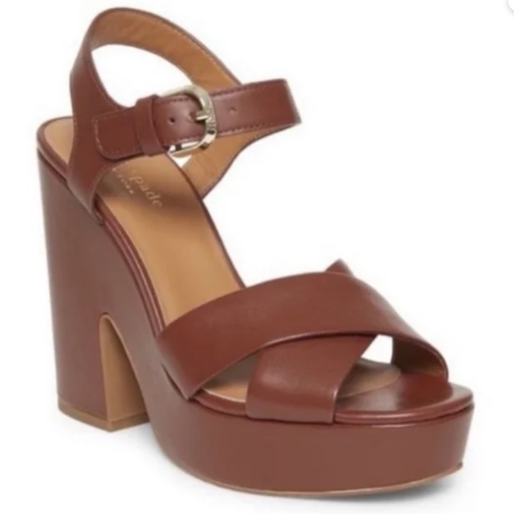 Kate Spade Grace Platform Sandal in Cinnamon Spice 8M